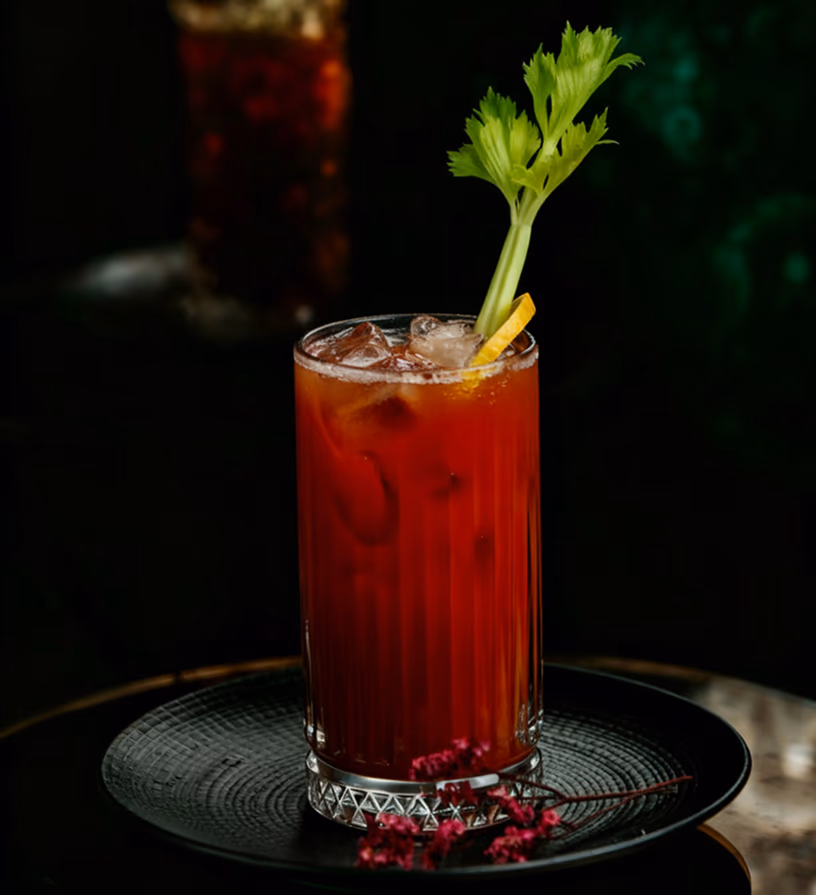 Midnight Sun cocktail with umami and saline finish