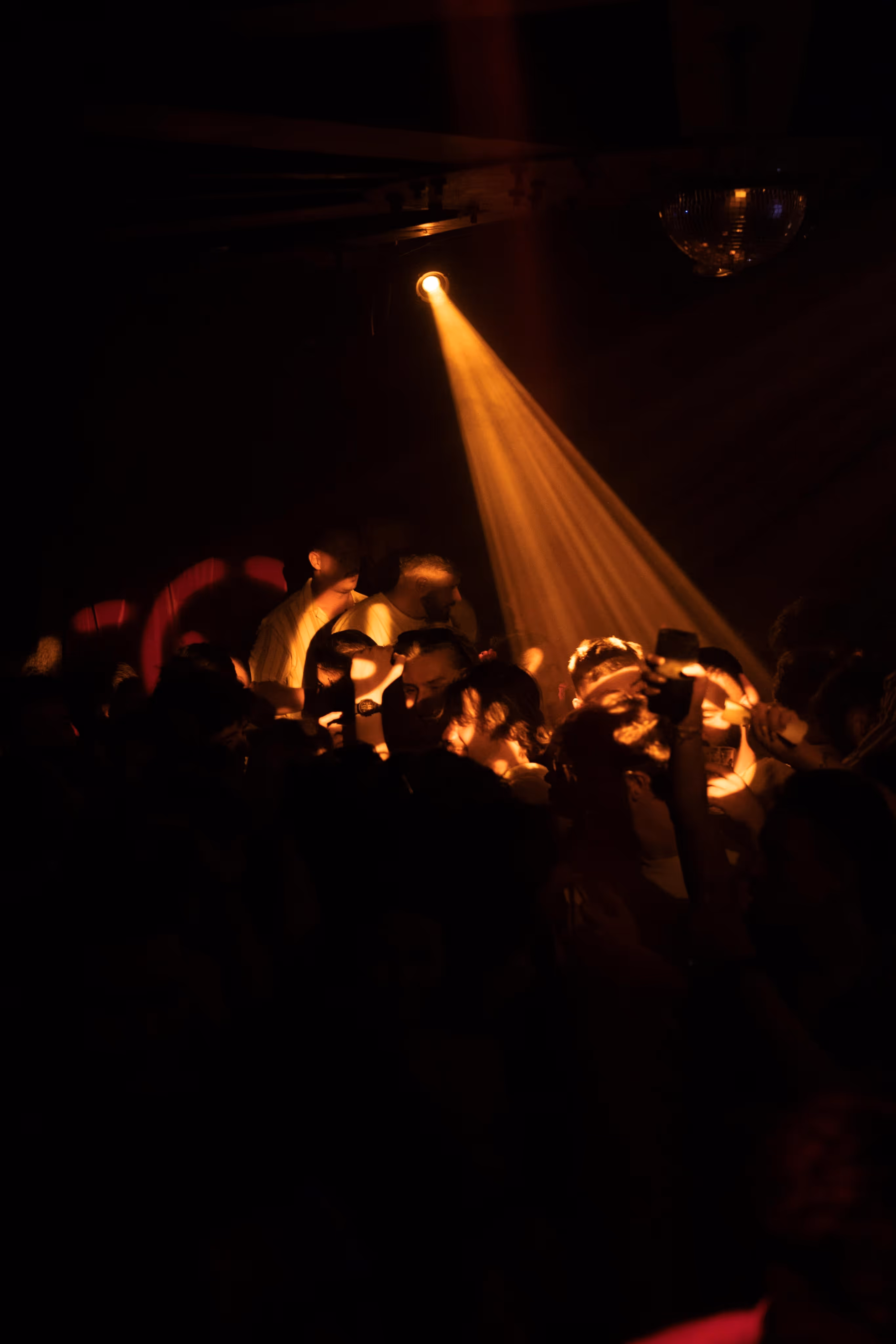 Nightclub party atmosphere